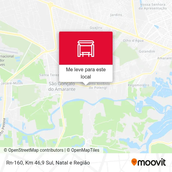 Rn-160, Km 46,9 Sul mapa