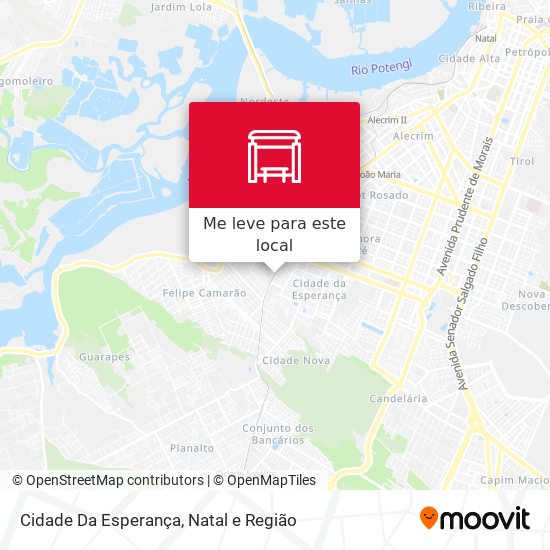 Cidade Da Esperança mapa
