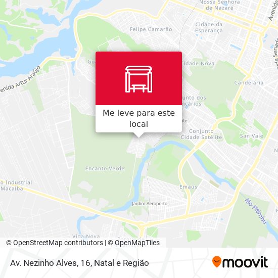 Av. Nezinho Alves, 16 mapa