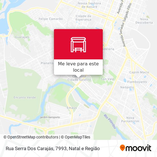 Rua Serra Dos Carajás, 7993 mapa