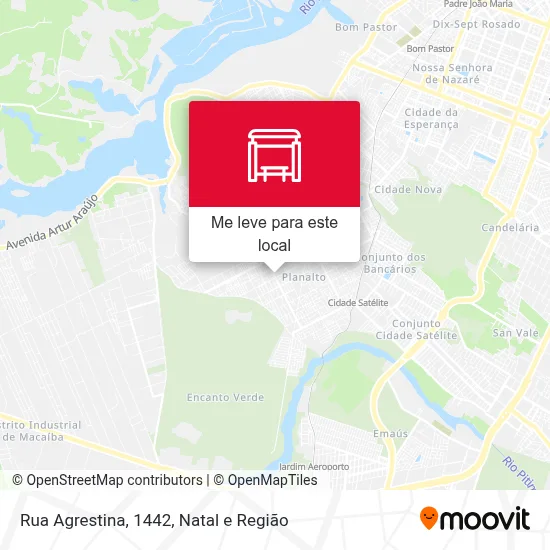 Rua Agrestina, 1442 mapa