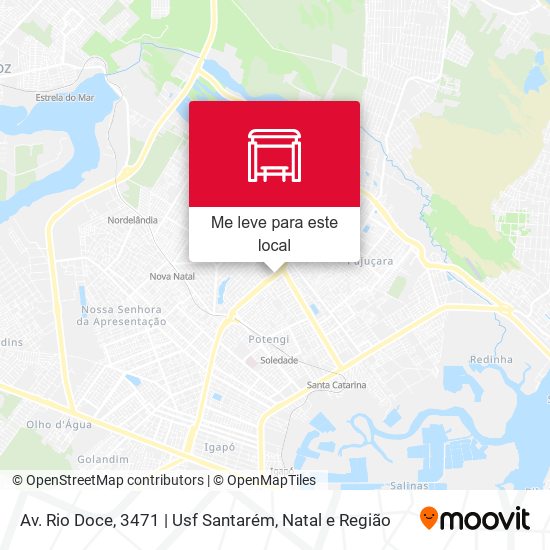 Av. Rio Doce, 3471 | Usf Santarém mapa
