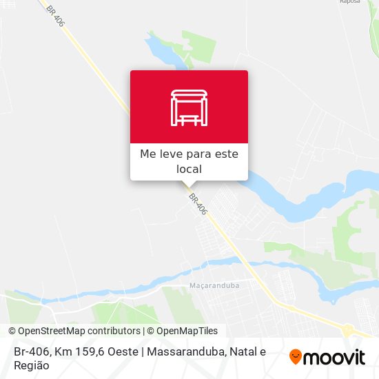 Br-406, Km 159,6 Oeste | Massaranduba mapa