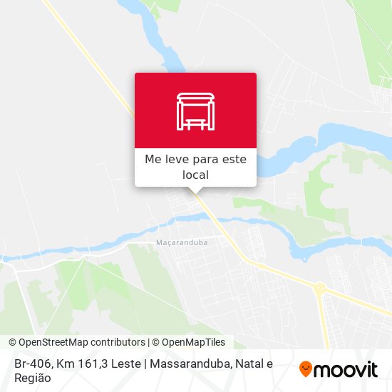 Br-406, Km 161,3 Leste | Massaranduba mapa