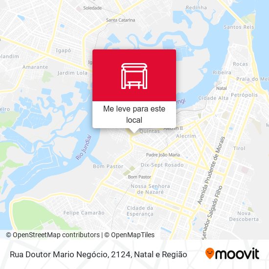 Rua Doutor Mario Negócio, 2124 mapa