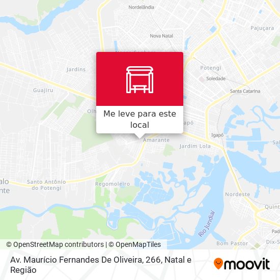 Av. Maurício Fernandes De Oliveira, 266 mapa
