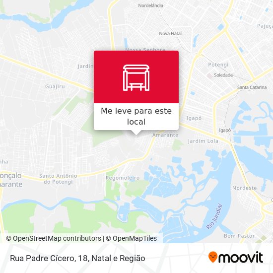 Rua Padre Cícero, 18 mapa