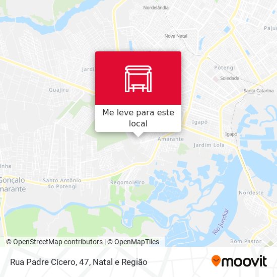 Rua Padre Cícero, 47 mapa