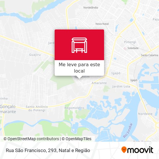 Rua São Francisco, 293 mapa