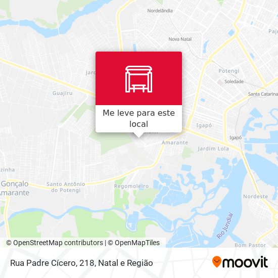 Rua Padre Cícero, 218 mapa
