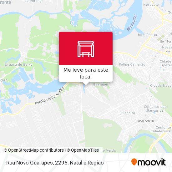 Rua Novo Guarapes, 2295 mapa