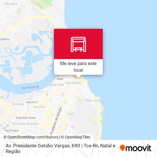 Av. Presidente Getúlio Vargas, 690 | Tce-Rn mapa