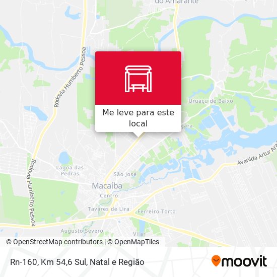 Rn-160, Km 54,6 Sul mapa