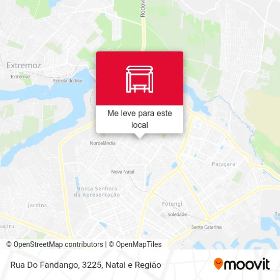 Rua Do Fandango, 3225 mapa