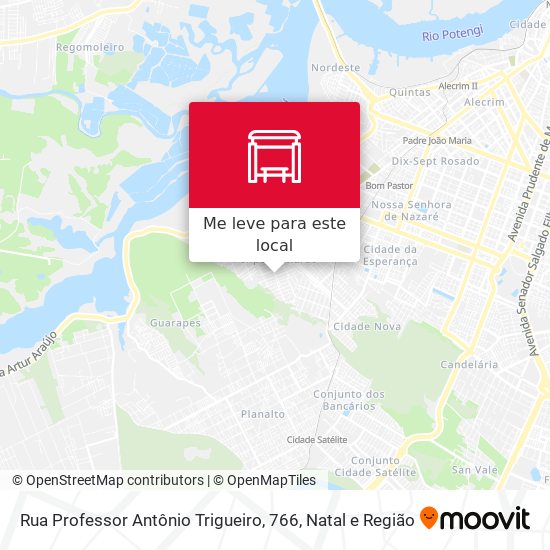 Rua Professor Antônio Trigueiro, 766 mapa