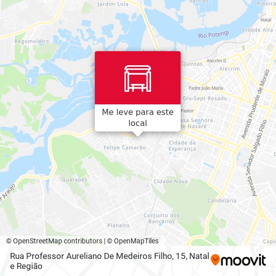Rua Professor Aureliano De Medeiros Filho, 15 mapa