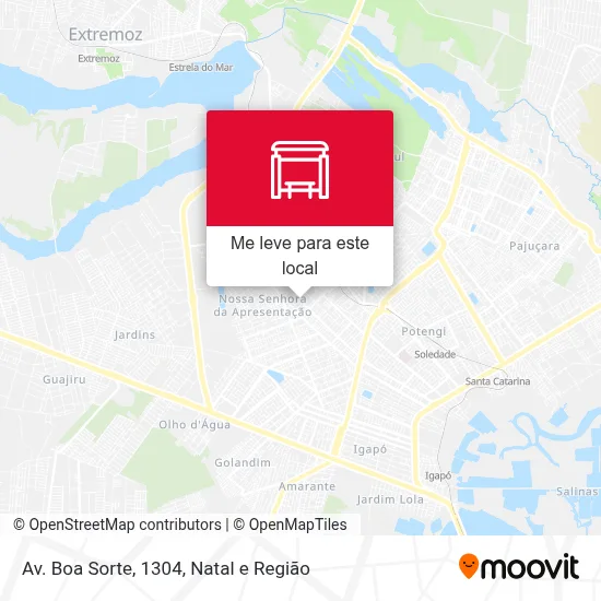 Av. Boa Sorte, 1304 mapa