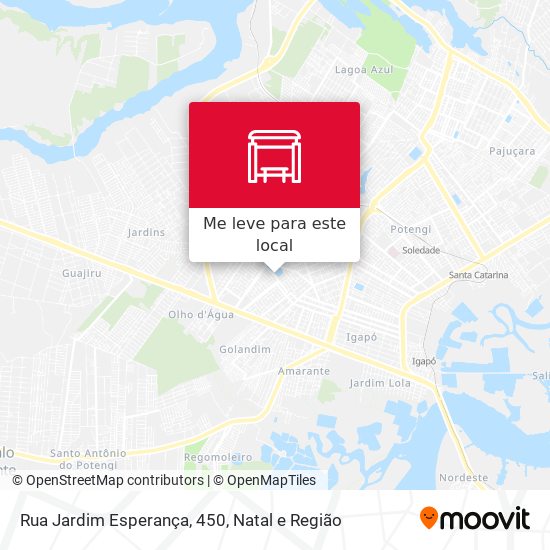 Rua Jardim Esperança, 450 mapa