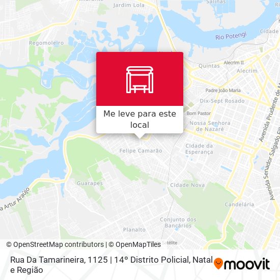 Rua Da Tamarineira, 1125 | 14º Distrito Policial mapa