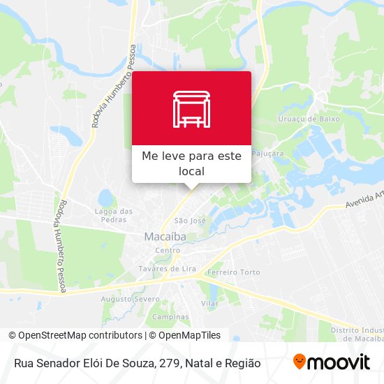 Rua Senador Elói De Souza, 279 mapa