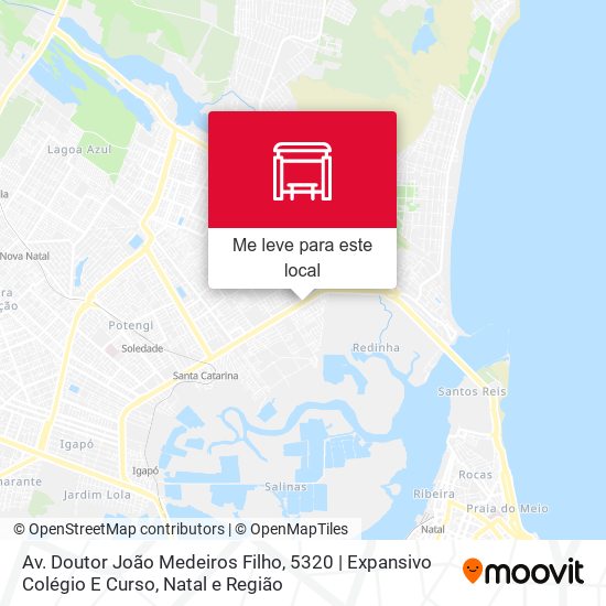 Av. Doutor João Medeiros Filho, 5320 | Expansivo Colégio E Curso mapa