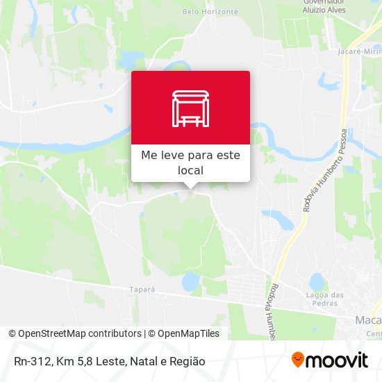 Rn-312, Km 5,8 Leste mapa