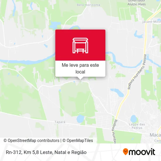 Rn-312, Km 5,8 Leste mapa