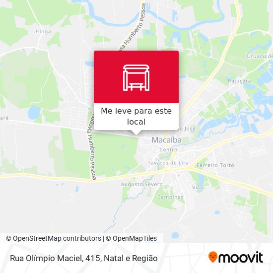 Rua Olímpio Maciel, 415 mapa
