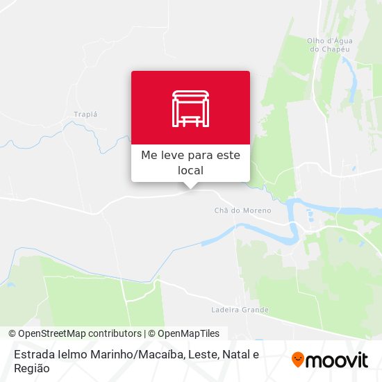 Estrada Ielmo Marinho / Macaíba, Leste mapa