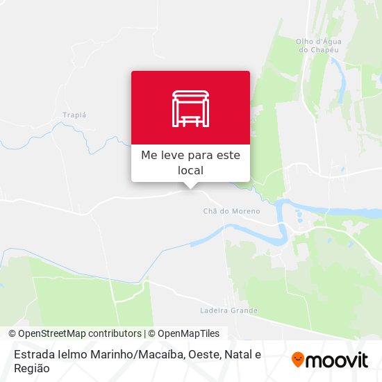 Estrada Ielmo Marinho / Macaíba, Oeste mapa