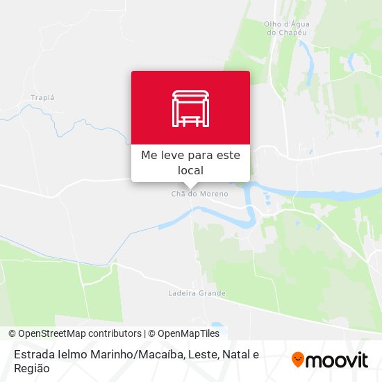Estrada Ielmo Marinho / Macaíba, Leste mapa