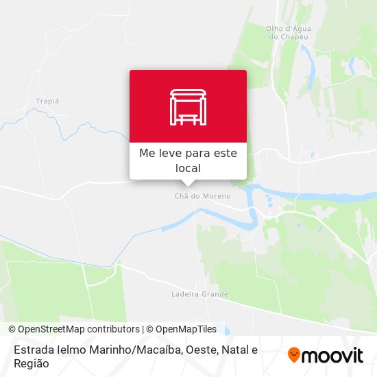 Estrada Ielmo Marinho / Macaíba, Oeste mapa