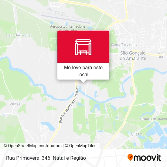 Rua Primavera, 346 mapa