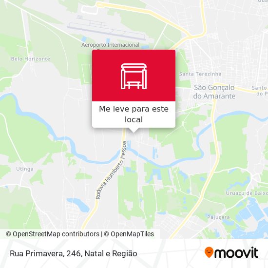Rua Primavera, 246 mapa