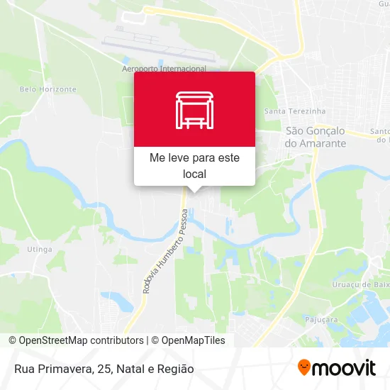 Rua Primavera, 25 mapa