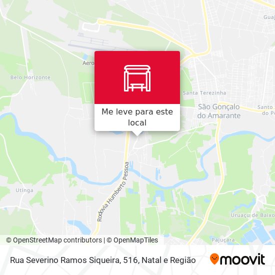 Rua Severino Ramos Siqueira, 516 mapa