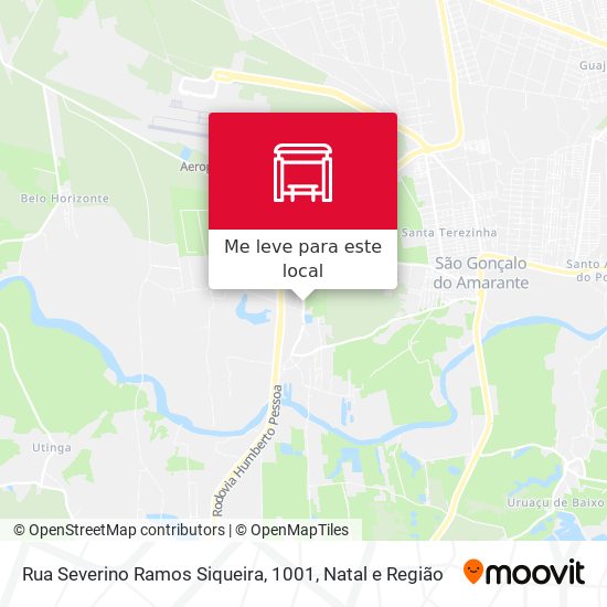 Rua Severino Ramos Siqueira, 1001 mapa