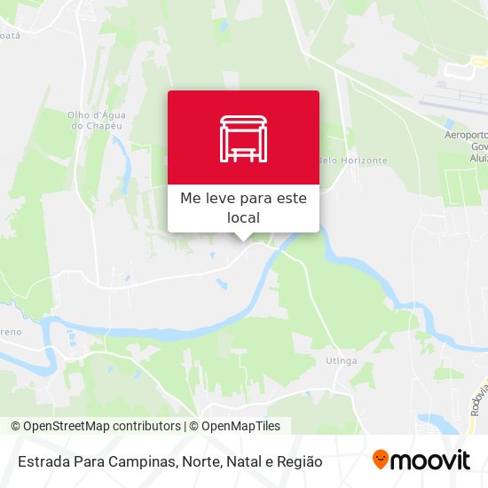Estrada Para Campinas, Norte mapa