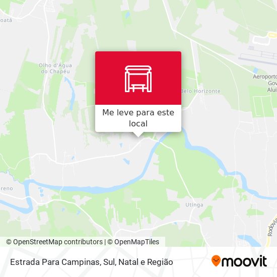 Estrada Para Campinas, Sul mapa