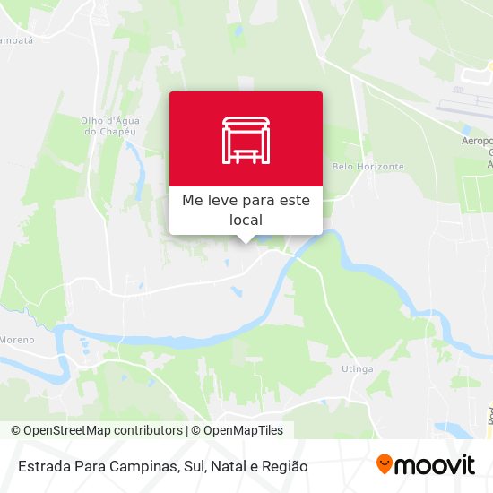 Estrada Para Campinas, Sul mapa