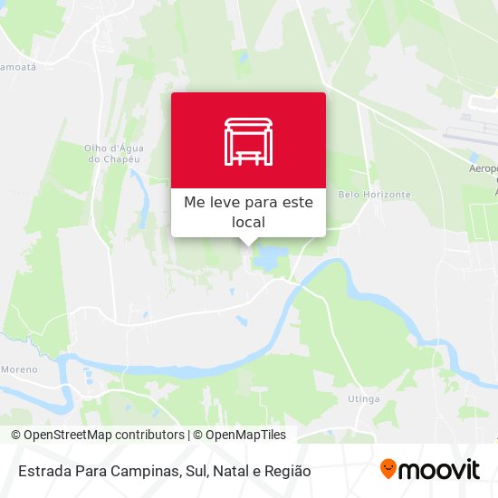 Estrada Para Campinas, Sul mapa