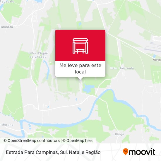 Estrada Para Campinas, Sul mapa