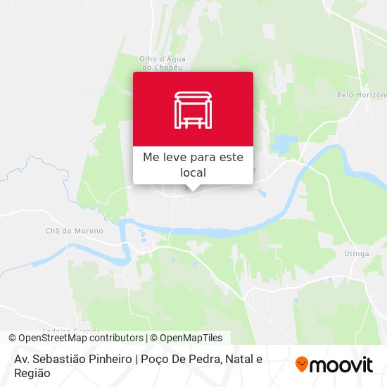 Av. Sebastião Pinheiro | Poço De Pedra mapa