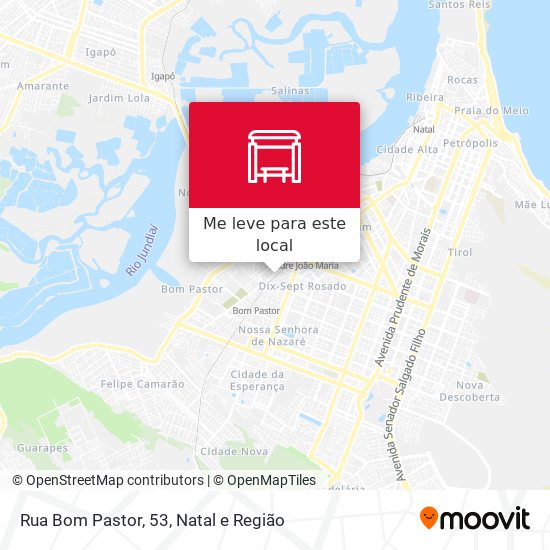 Rua Bom Pastor, 53 mapa