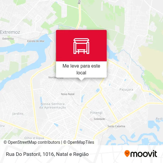 Rua Do Pastoril, 1016 mapa