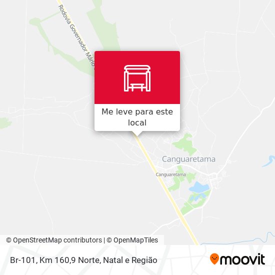 Br-101, Km 160,9 Norte mapa