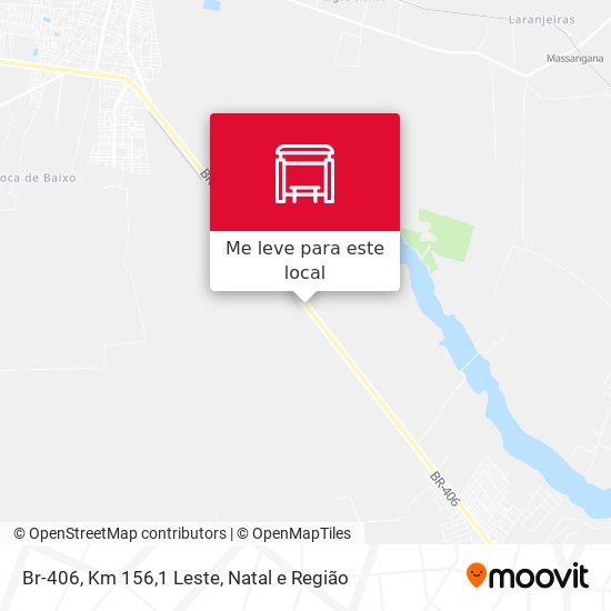 Br-406, Km 156,1 Leste mapa