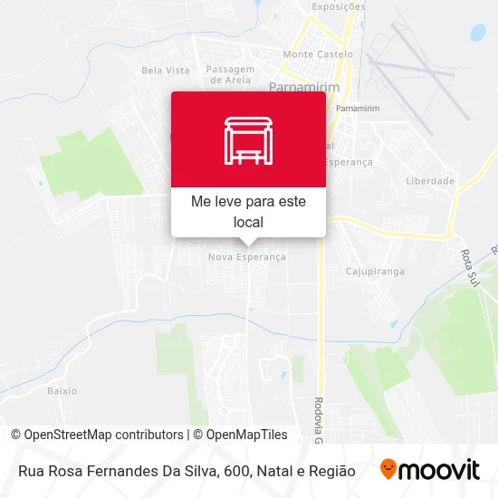 Rua Rosa Fernandes Da Silva, 600 mapa