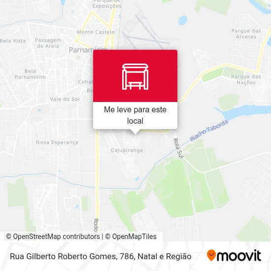 Rua Gilberto Roberto Gomes, 786 mapa