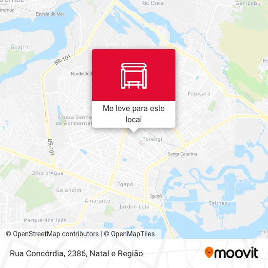 Rua Concórdia, 2386 mapa